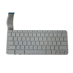 White Keyboard for HP Chromebook 14-AK 14-X Laptops